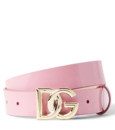 Dolce&Gabbana Kids Dolce&Gabbana Kids DG patent leather belt
