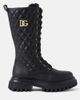 Dolce&Gabbana Kids Dolce&Gabbana Kids DG quilted leather lace-up boots - 4