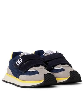 Dolce&Gabbana Kids Dolce&Gabbana Kids DG suede-trimmed sneakers