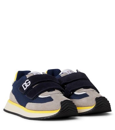 Dolce&Gabbana Kids Dolce&Gabbana Kids DG suede-trimmed sneakers