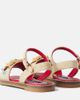 Dolce&Gabbana Kids Dolce&Gabbana Kids Embellished raffia-effect sandals - 3