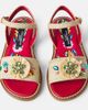 Dolce&Gabbana Kids Dolce&Gabbana Kids Embellished raffia-effect sandals - 5