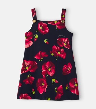 Dolce&Gabbana Kids Dolce&Gabbana Kids Floral cotton-blend jersey dress