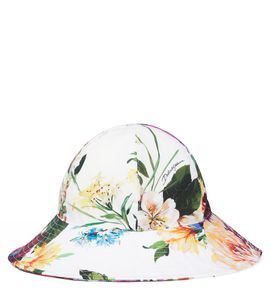 Dolce&Gabbana Kids Dolce&Gabbana Kids Floral cotton poplin bucket hat