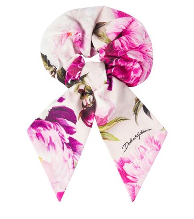 Dolce&Gabbana Kids Dolce&Gabbana Kids Floral cotton scrunchie