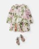 Dolce&Gabbana Kids Dolce&Gabbana Kids Floral ruffled silk chiffon dress - 2