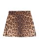 Dolce&Gabbana Kids Dolce&Gabbana Kids Leopard-print virgin wool skirt - 1