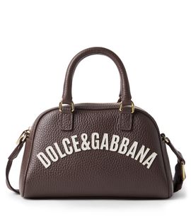 Dolce&Gabbana Kids Dolce&Gabbana Kids Logo appliqué leather crossbody bag