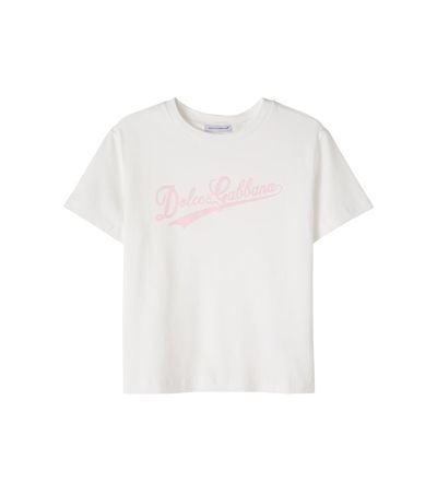 Dolce&Gabbana Kids Dolce&Gabbana Kids Logo cotton jersey T-shirt