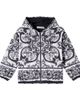 Dolce&Gabbana Kids Dolce&Gabbana Kids Majolica hooded zip-up jacket - 1