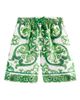 Dolce&Gabbana Kids Dolce&Gabbana Kids Majolica silk Bermuda shorts - 1