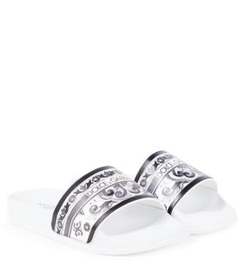 Dolce&Gabbana Kids Dolce&Gabbana Kids Majolica slides
