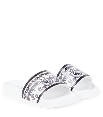 Dolce&Gabbana Kids Dolce&Gabbana Kids Majolica slides