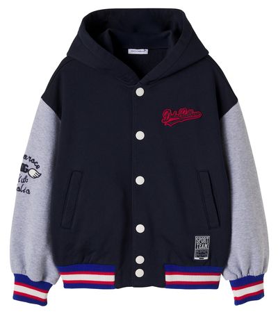 Dolce&Gabbana Kids Dolce&Gabbana Kids Patch-appliqué cotton hoodie
