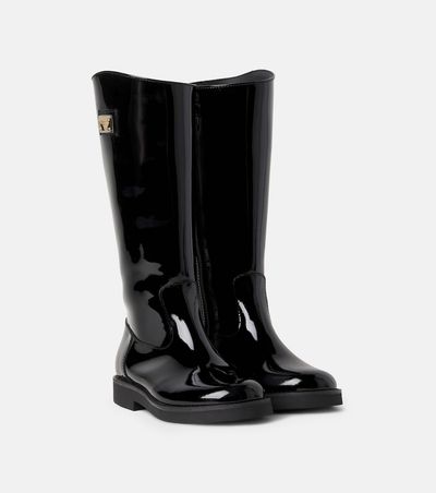 Dolce&Gabbana Kids Dolce&Gabbana Kids Patent leather boots