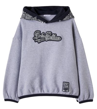 Dolce&Gabbana Kids Dolce&Gabbana Kids Printed cotton-jersey hoodie