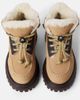 Dolce&Gabbana Kids Dolce&Gabbana Kids Shearling-trimmed leather lace-up boots - 5
