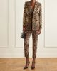 DOLCE&GABBANA Leopard-print high-rise cotton straight-leg pants - 2