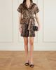 DOLCE&GABBANA Leopard-print silk-blend satin shorts - 2