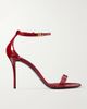DOLCE&GABBANA Logo-detailed patent-leather sandals - 1
