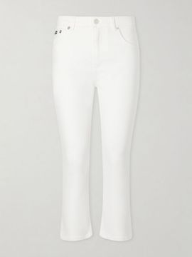 DOLCE&GABBANA Mid-rise straight-leg capri pants