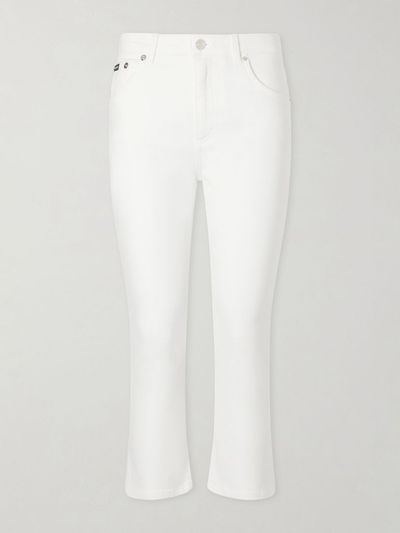 DOLCE&GABBANA Mid-rise straight-leg capri pants