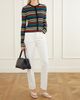 DOLCE&GABBANA Ribbed striped silk cardigan - 2