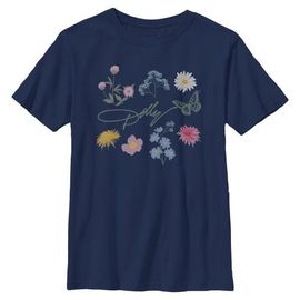 DOLLY PARTON DOLLY PARTON Boys' Floral Signature Short Sleeve T-shirt
