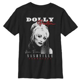 DOLLY PARTON DOLLY PARTON Boys' Live Classic Portrait Short Sleeve T-shirt