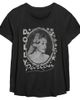 DOLLY PARTON DOLLY PARTON Women's Distressed Stars Portrait Short Sleeve T-Shirt - 1
