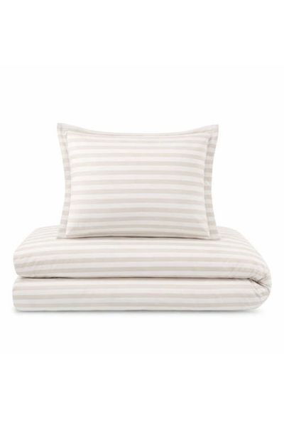 Domani Home Domani Home Block Stripe Twin Duvet Cover, Sheet & Shams Set