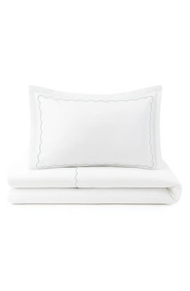 Domani Home Domani Home Scallop Hotel Duvet Cover, Sheet & Shams Set