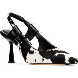 Donald Pliner Donald Pliner Elliemay Slingback Genuine Calf Hair Pointed Toe Pump