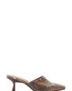 Donald Pliner Donald Pliner Fannie Leather Heeled Mule - 3