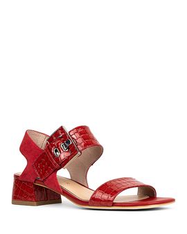 Donald Pliner Donald Pliner Women's Ankle Strap Slingback Mid Heel Sandals