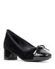 Donald Pliner Donald Pliner Women's Bow Leather Suede Mid Heel Pumps - 1