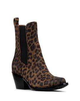 Donald Pliner Donald Pliner Women's Leather Suede Western Chelsea Boots