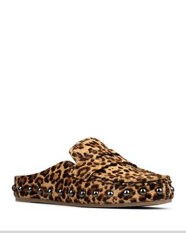Donald Pliner Donald Pliner Women's Melodee Studded Calf Hair Loafer Mules