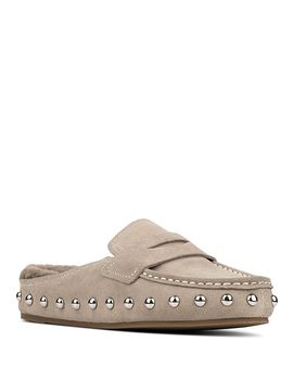 Donald Pliner Donald Pliner Women's Melodee Studded Calf Hair Mules