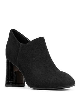 Donald Pliner Donald Pliner Women's Mid Heel Suede Shooties