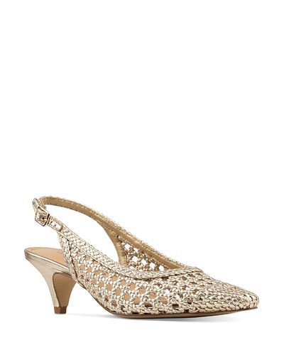 Donald Pliner Donald Pliner Women's Risha Leather Slingback Pumps