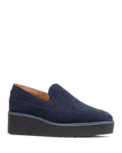 Donald Pliner Donald Pliner Women's Women's Suede Platform Wedge Loafers