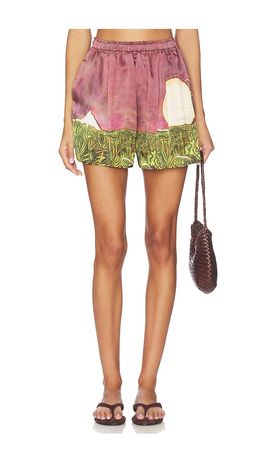 Donde Esteban Donde Esteban La Sierra Silk Shorts