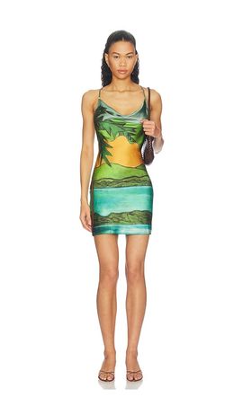 Donde Esteban Donde Esteban Magdalena Silk Mini Dress