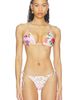 Donde Esteban Donde Esteban Pajaritos Y Rosas Bikini Top - 1