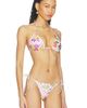Donde Esteban Donde Esteban Pajaritos Y Rosas Bikini Top - 2