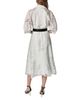 Donna Karan Donna Karan Burnout Jacquard Collared Midi Shirt Dress - 3