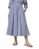 Donna Karan Donna Karan Cotton Stripe Maxi Skirt - 1