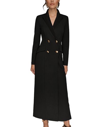 Donna Karan Donna Karan Crepe Coat Dress