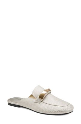 DONNA KARAN DONNA KARAN Dakota Snakeskin Embossed Mule